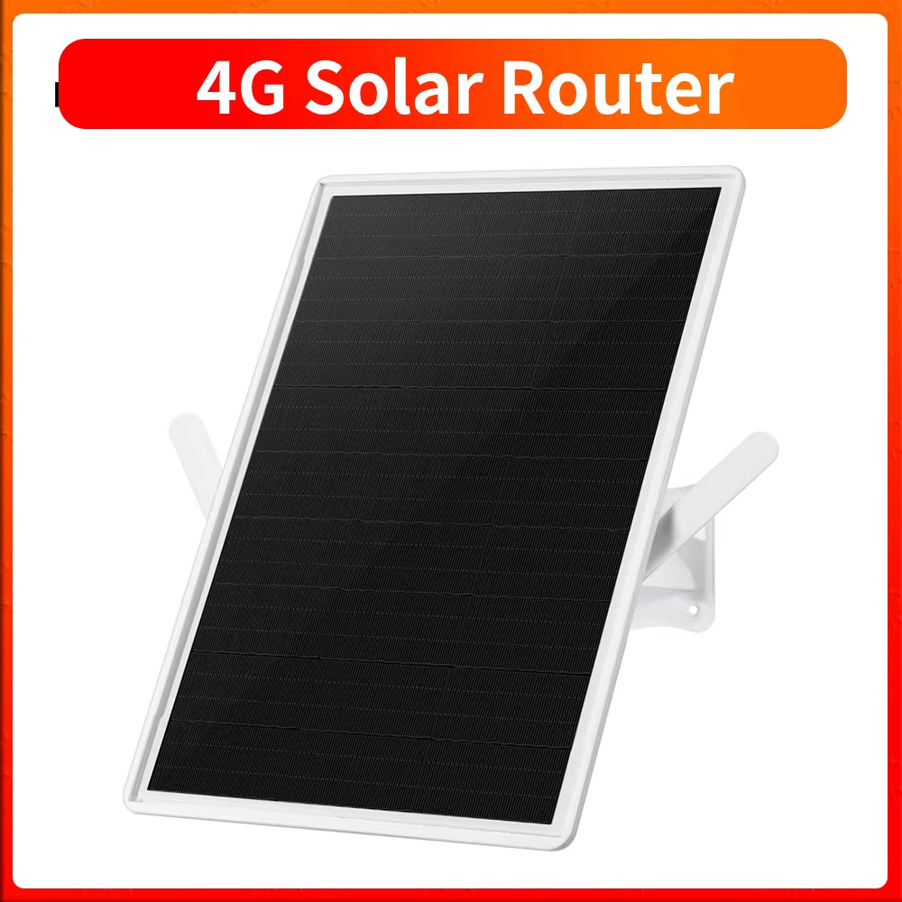 15W 4G SIM Card Solar Router with Solar Panel Built-In 20000Mah Battery Router 2.4Ghz Wifi Hotspot IP66 Waterproof